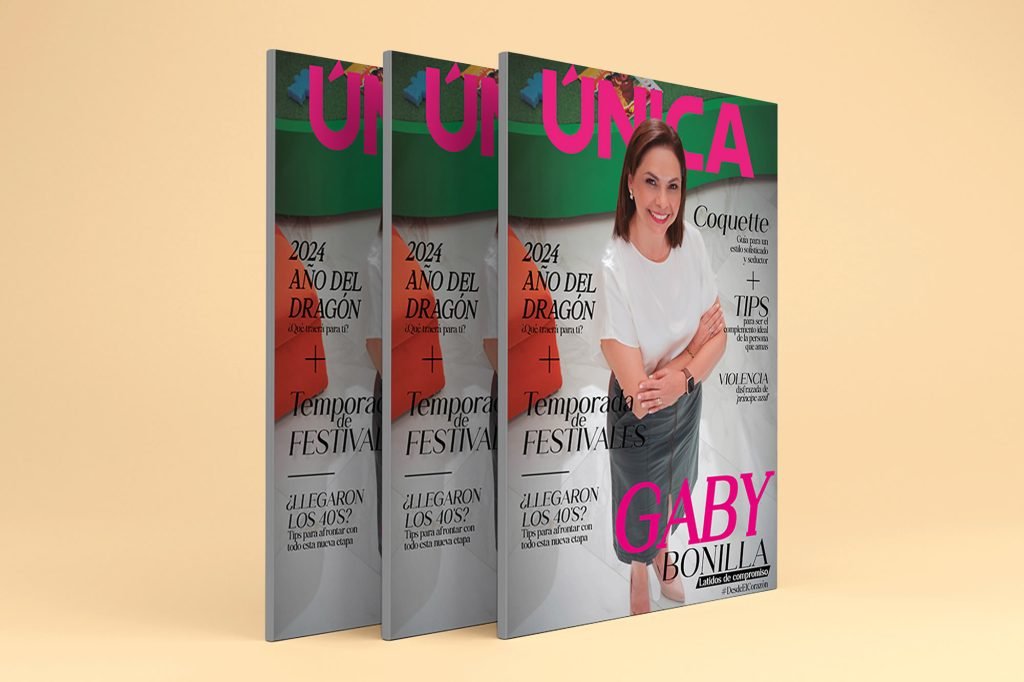 Gaby Bonilla - Portada Revista Única