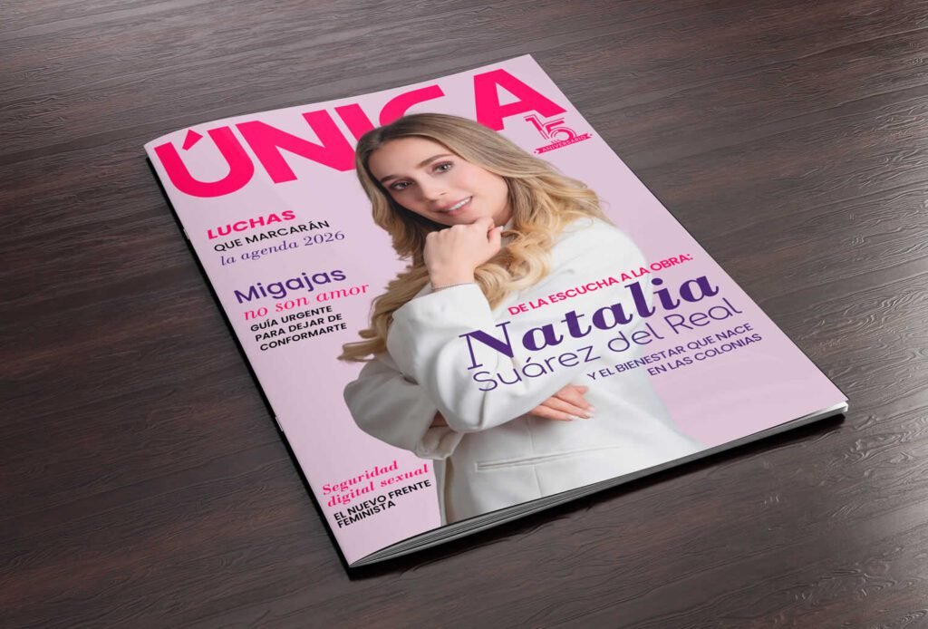 Portada Revista Única Natalia Suárez del Real